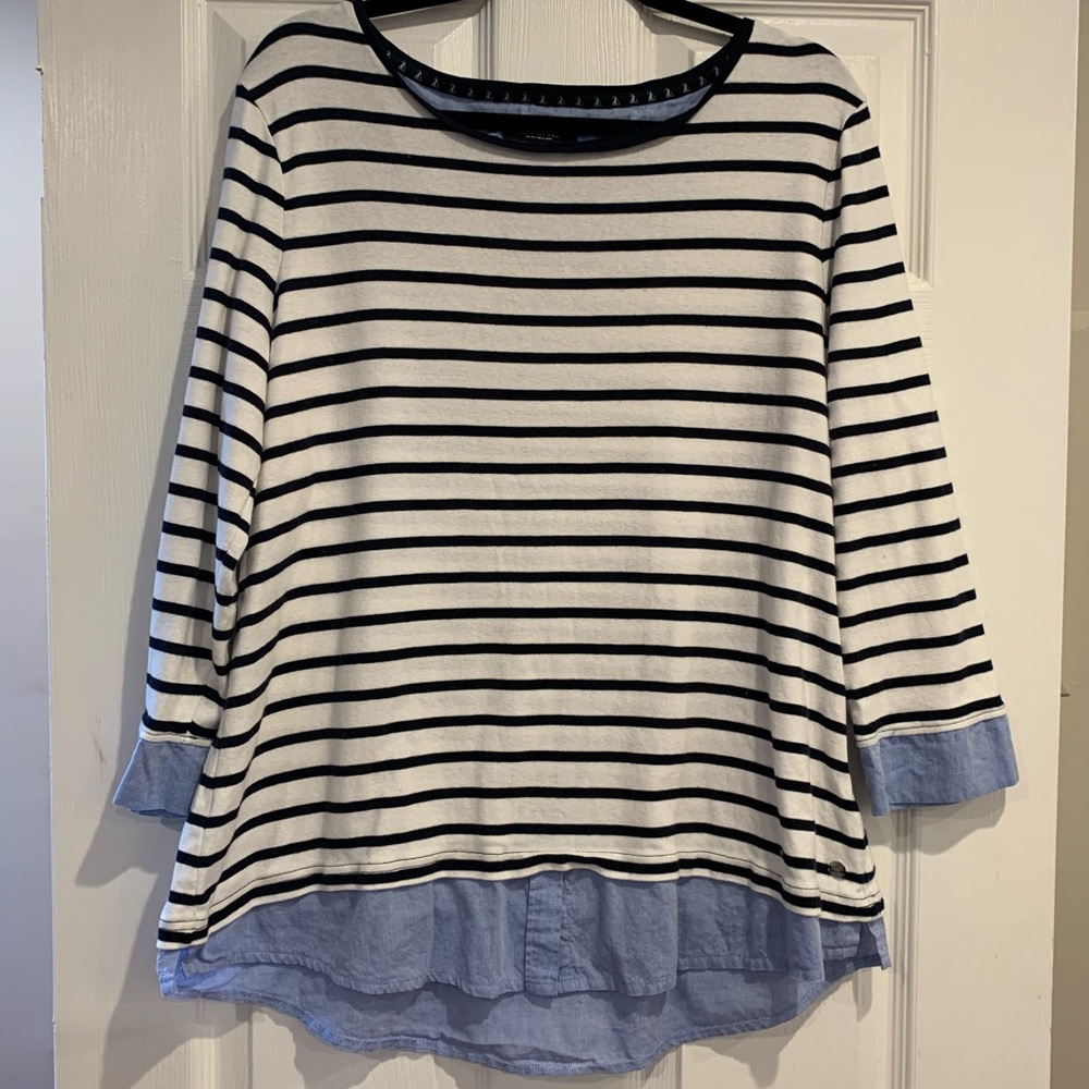 Maine New England Striped Top